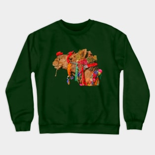 Festive Camel Crewneck Sweatshirt